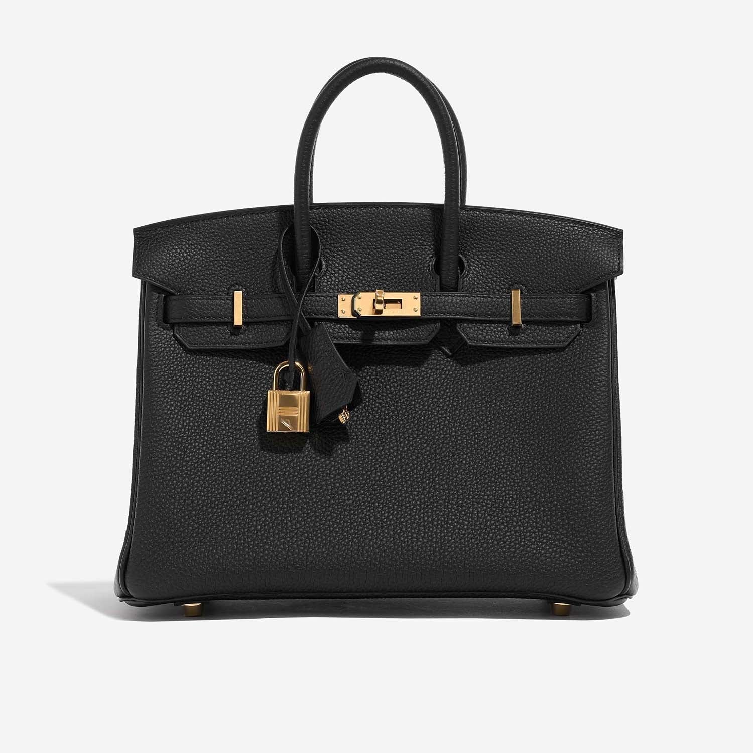 25 Togo Black with Gold Hardware
