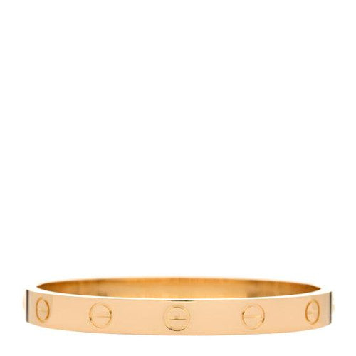 18K Yellow Gold Love Bracelet 17cm - RELAVISH